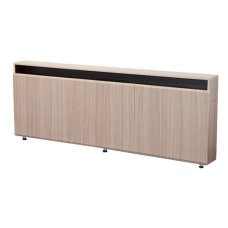 Video Furniture International 3-BAY WALL HUGGER CREDENZA 12RU RACKRAILS IN EACH BAY 12COLORS CR3-WM-(COLOR)